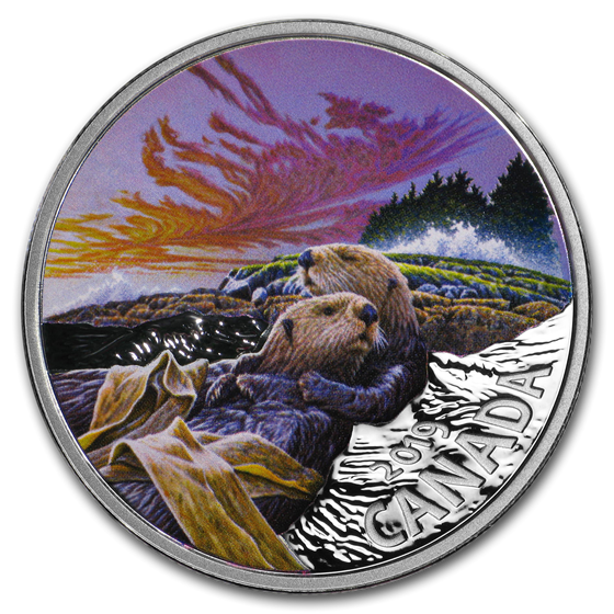 2019 Canada 1 oz Silver $20 Canadian Fauna: The Sea Otter 2019 Canada 1 oz Silver $20 Canadian Fauna: The Sea Otter